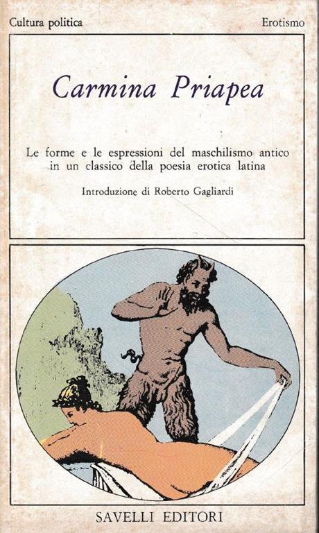 Carmina Priapea. testo Latino a fronte - copertina