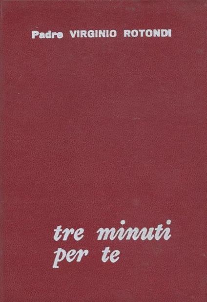 Tre minuti per te - copertina