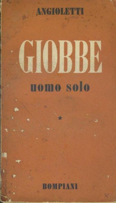 Giobbe uomo solo - G. Battista Angioletti - copertina
