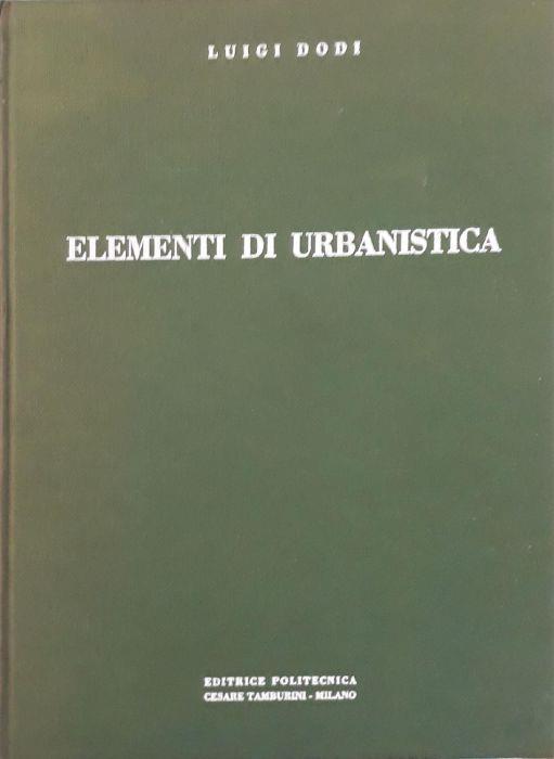 Elementi di Urbanistica - Luigi Dodi - copertina