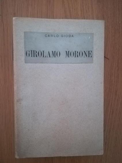 Girolamo Morone - copertina