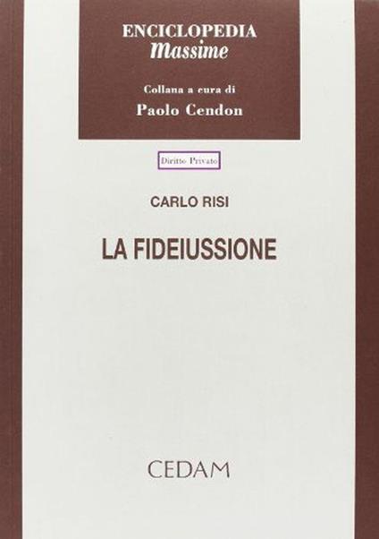 La fideiussione - Carlo Risi - copertina