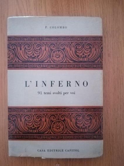 L' inferno: 91 temi svolti per voi - copertina