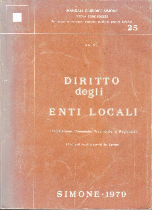 Diritto degli enti locali - copertina