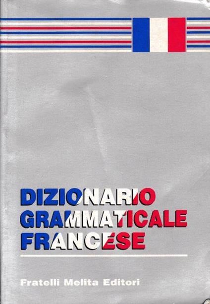 Dizionario grammaticale francese - copertina