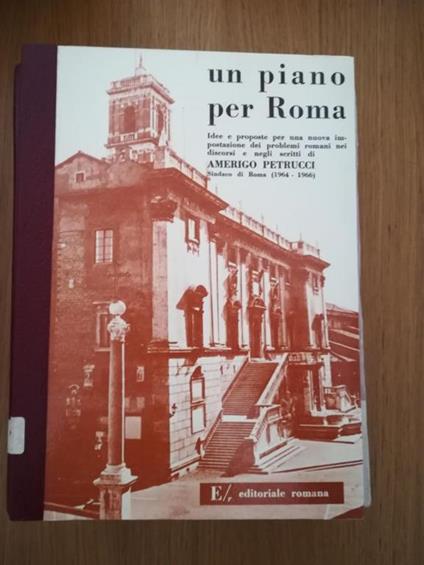 Un piano per Roma - Amerigo Petrucci - copertina