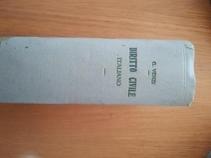 Manuale di diritto civile italiano - Giulio Venzi - copertina
