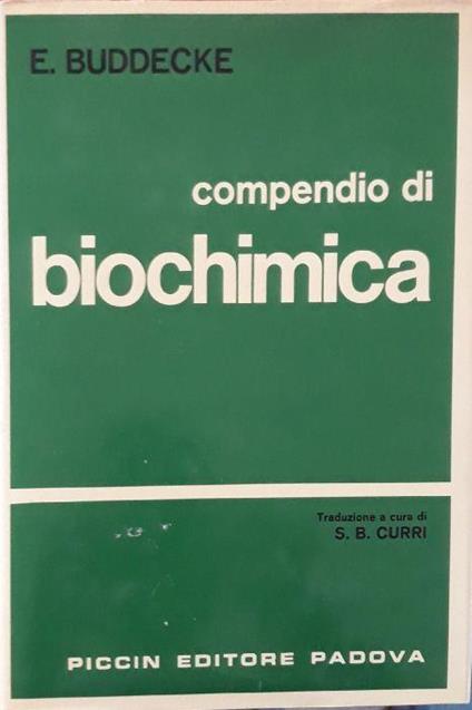 Compendio di biochimica - copertina