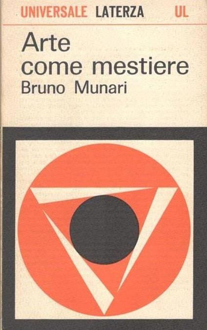 Arte come mestiere - Bruno Munari - copertina
