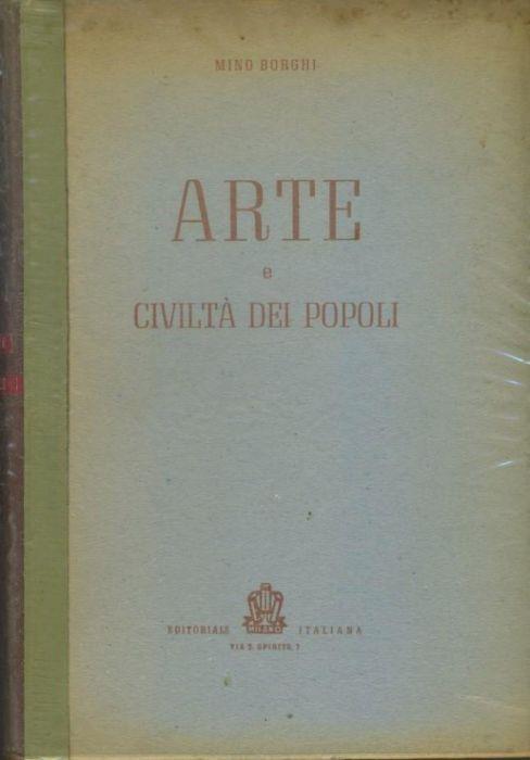 Arte e civiltà dei popoli - Mino Borghi - copertina