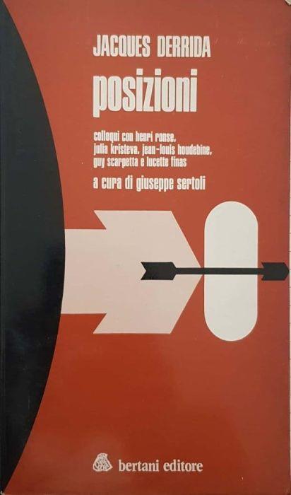 Posizioni - Jacques Derrida - copertina