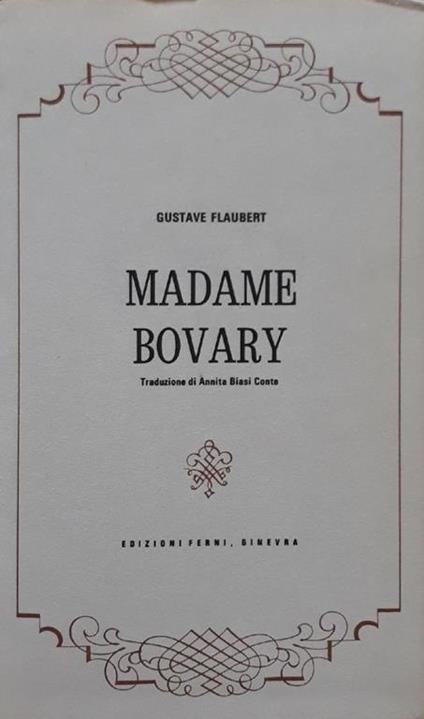 Madame Bovary - Gustave Flaubert - copertina