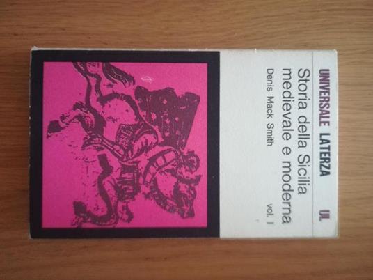 Storia della Sicilia medievale e moderna - Denis Mack Smith - copertina