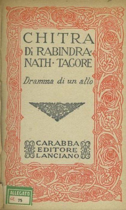 Chitra - Rabindranath Tagore - copertina