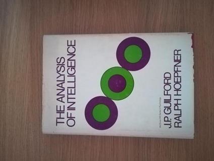 Analysis of intelligence - copertina