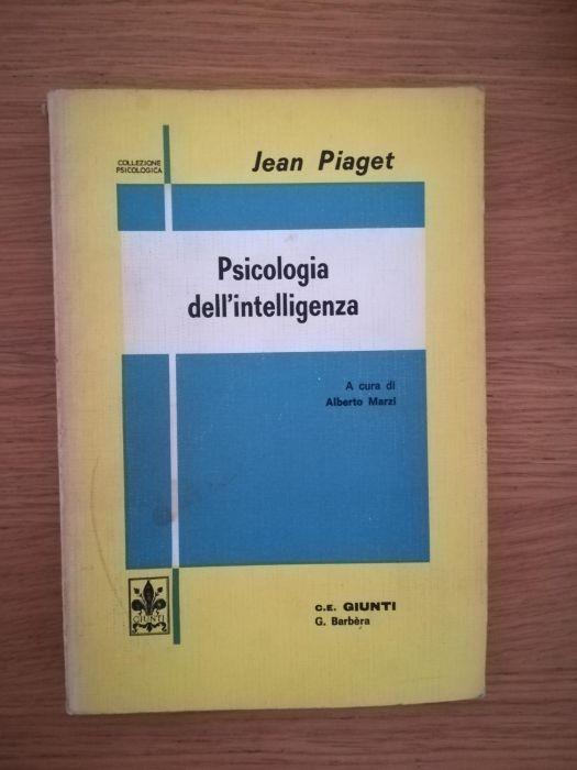 Psicologia dell'intelligenza - Jean Piaget - copertina