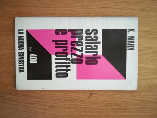 Salario prezzo e profitto - Karl Marx - copertina