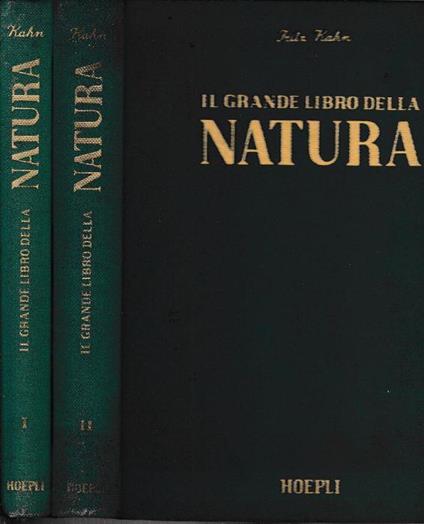 Il grande libro della natura, due volumi - Fritz Kahn - copertina