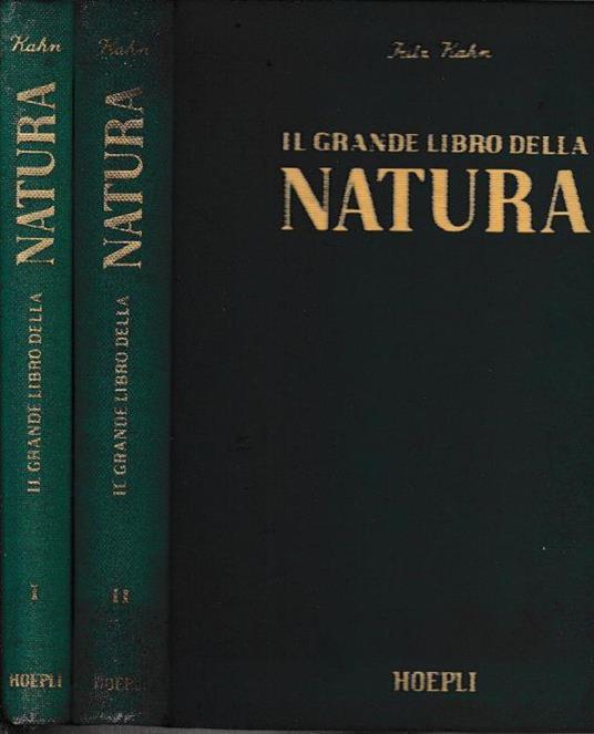 Il grande libro della natura, due volumi - Fritz Kahn - copertina