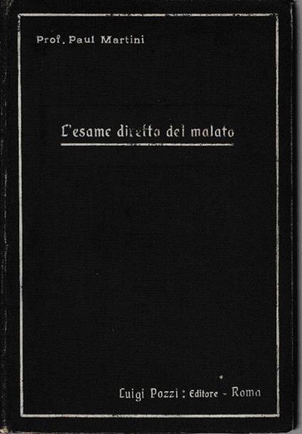L' esame diretto del malato - copertina