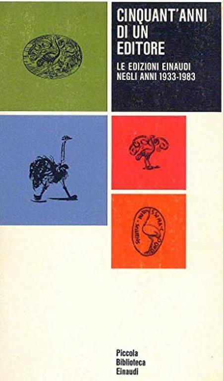Cinquat'anni di un Editore - Le Edizioni Einaudi negli Anni 1933-1983 - copertina