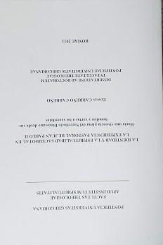 La identidad y la espiritualidad sacerdotal en la experiencia pastoral de Juan Pablo II. Hacia una vivencia plena del Sacerdocio Diocesano desde sus homilias y cartas a los sacerdotes - copertina