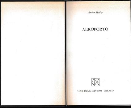 Aeroporto - Arthur Hailey - copertina