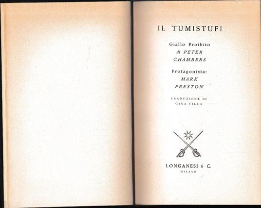Il  tumistufi - Peter Chambers - copertina