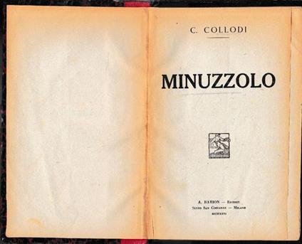 Minuzzolo - Carlo Collodi - copertina