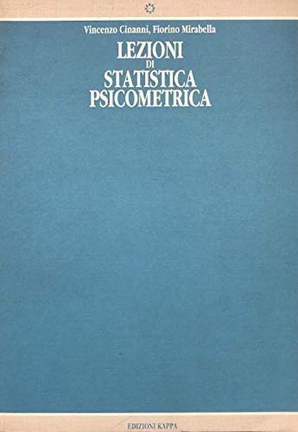 Lezioni di statistica psicometrica - copertina