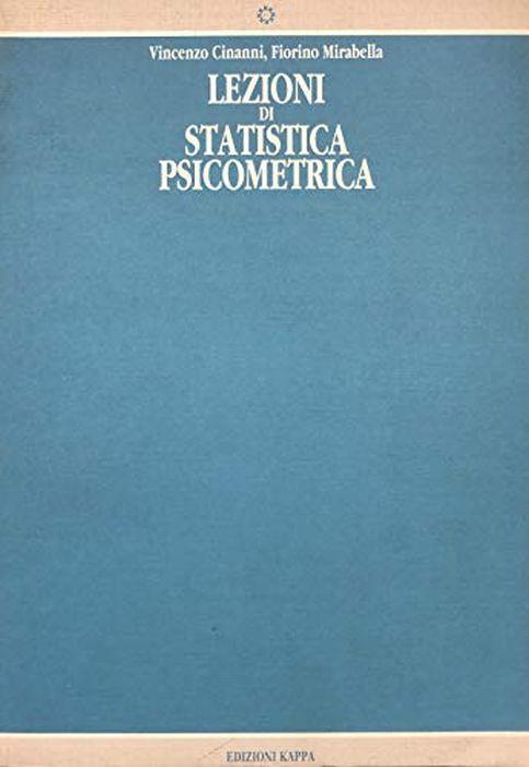 Lezioni di statistica psicometrica - copertina