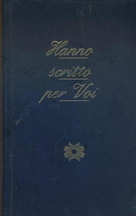 Hanno scritto per voi - copertina