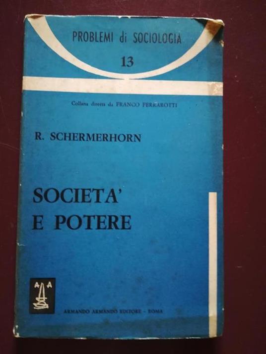 Società e potere - copertina