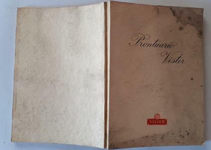Prontuario Vister - copertina