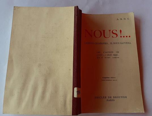Nous!....laissons-le regnere...il nous sauvera - Douglas Adams - copertina