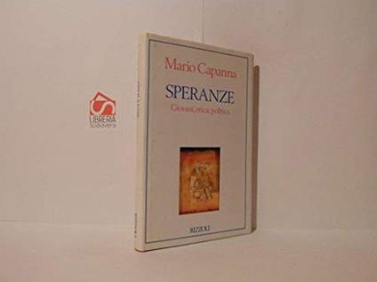 Speranze - Mario Capanna - copertina