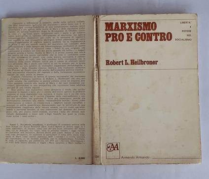 Marxismo pro e contro - Robert L. Heilbroner - copertina