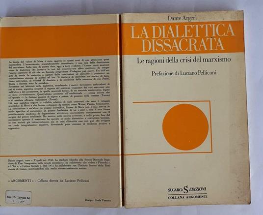 La dialettica dissacrata - Dante Argeri - copertina