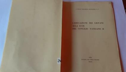 L' educazione dei giovani alla luce del Consiglio Vaticano II - copertina