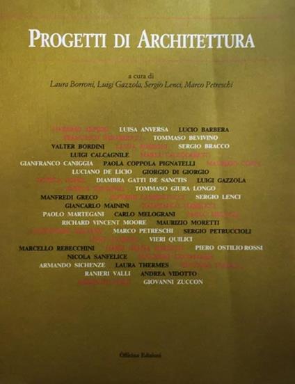 Progetti di architettura - copertina