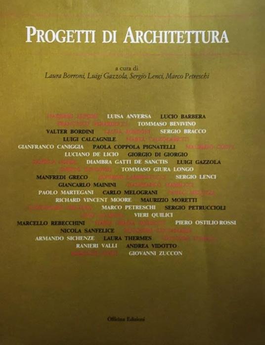Progetti di architettura - copertina