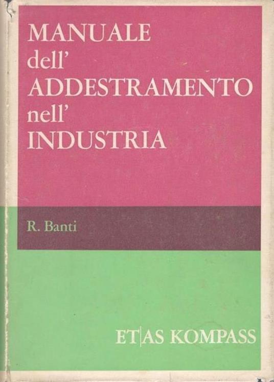 Manuale dell'addestramento nell'industria - Rino Banti - copertina
