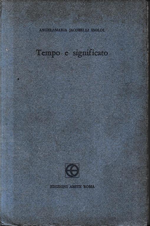 Tempo e significato - copertina