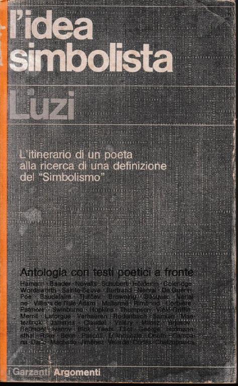 L' idea simbolista - Mario Luzi - copertina