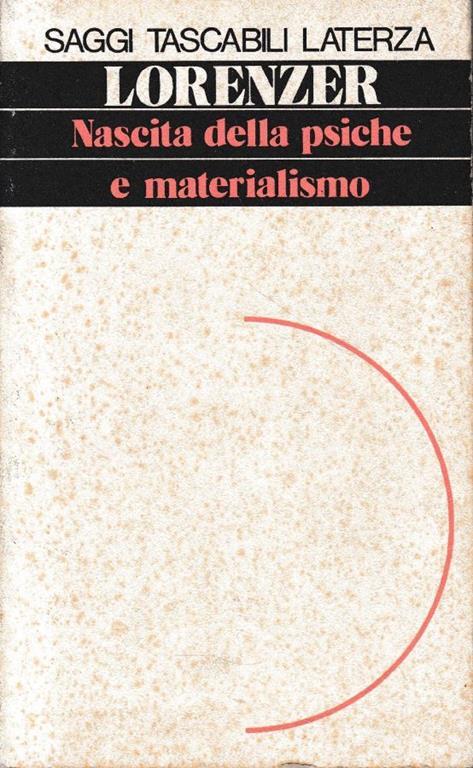 Nascita della psiche e materialismo - Alfred Lorenzer - copertina