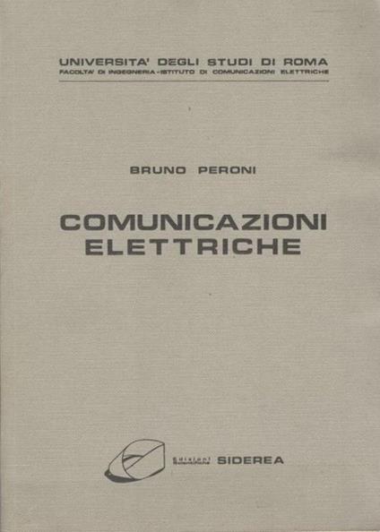 Comunicazioni elettriche - copertina