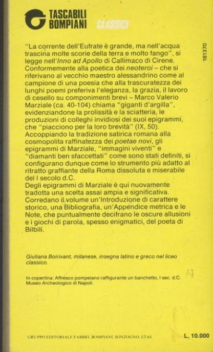 Epigrammi - M. Valerio Marziale - 2