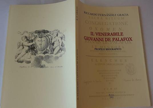 Il venerabile Giovanni De Palafox - copertina