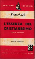 L' essenza del Cristianesimo, parte seconda