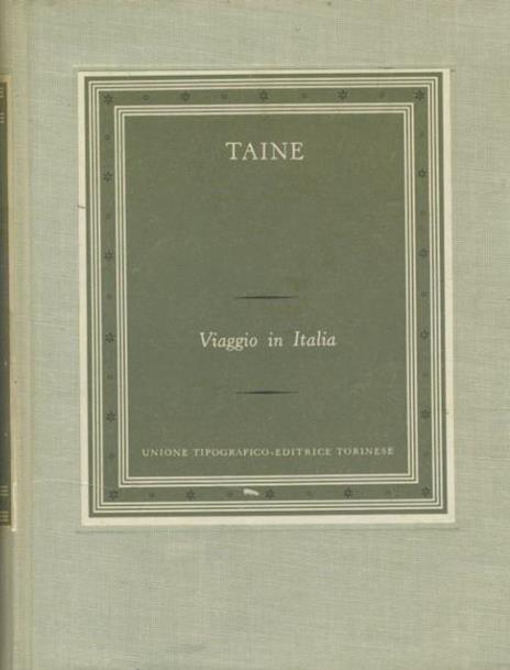 Viaggio in Italia - Hippolyte Taine - copertina